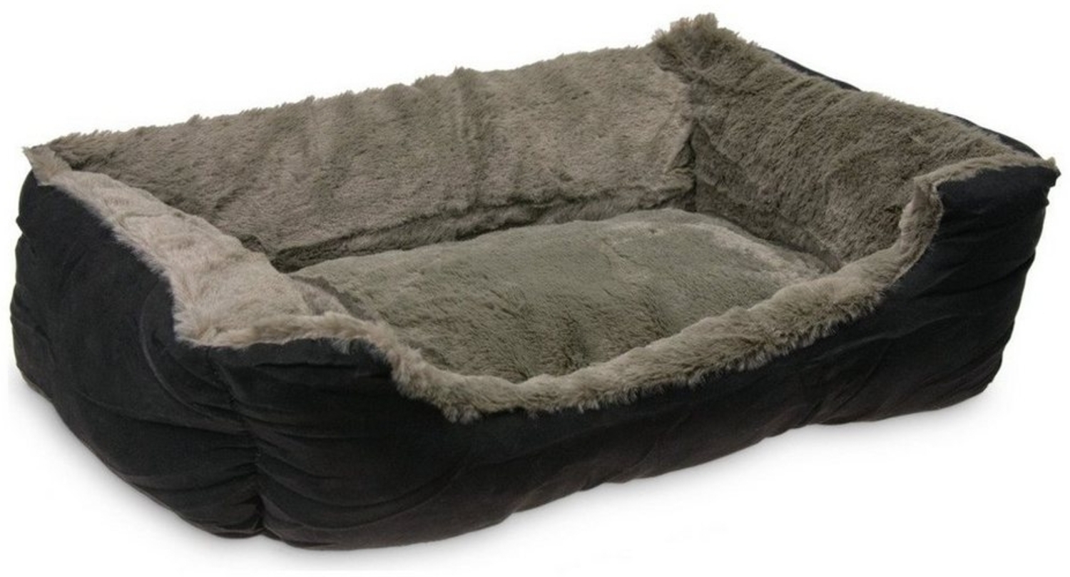 Beeztees Tierbett Katzenbett Baboo taupe/schwarz Bild 1