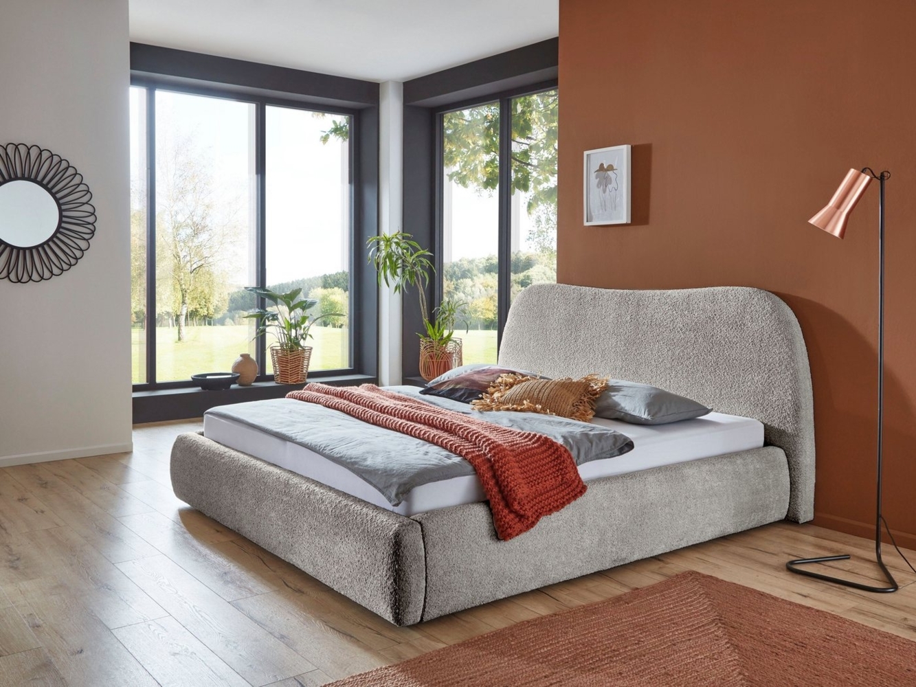 Atlantic Home Collection Polsterbett Sophie, Stauraum Bettrahmen mit Federholz- Lattenrost und Gasdruckunterstützung Bild 1