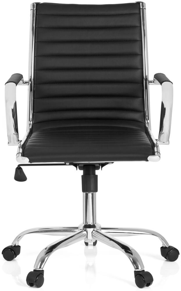 hjh OFFICE Profi Chefsessel VEMONA 10 Kunstleder Schwarz Bild 1