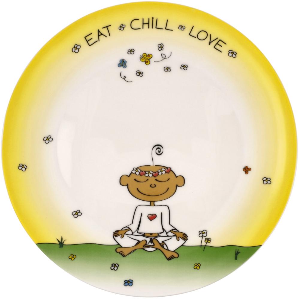 Goebel Der kleine Yogi® Wohnaccessoires KY FB TE Eat Chill Love 23 54103031 Bild 1