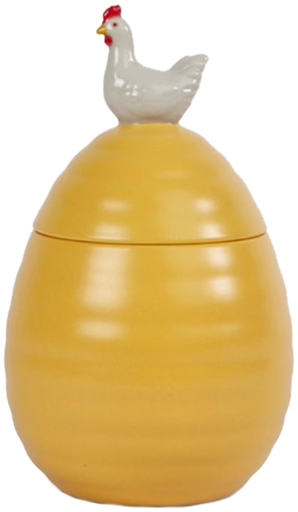 Sagaform Ellen Eidose gelb mit Deckel Henne Bild 1