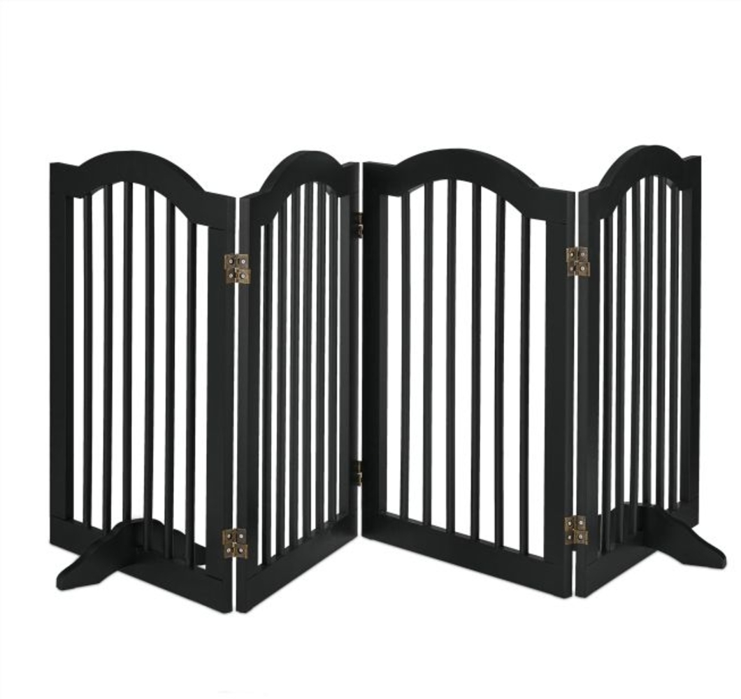Schwarzes Absperrgitter 92 cm hoch Bild 1