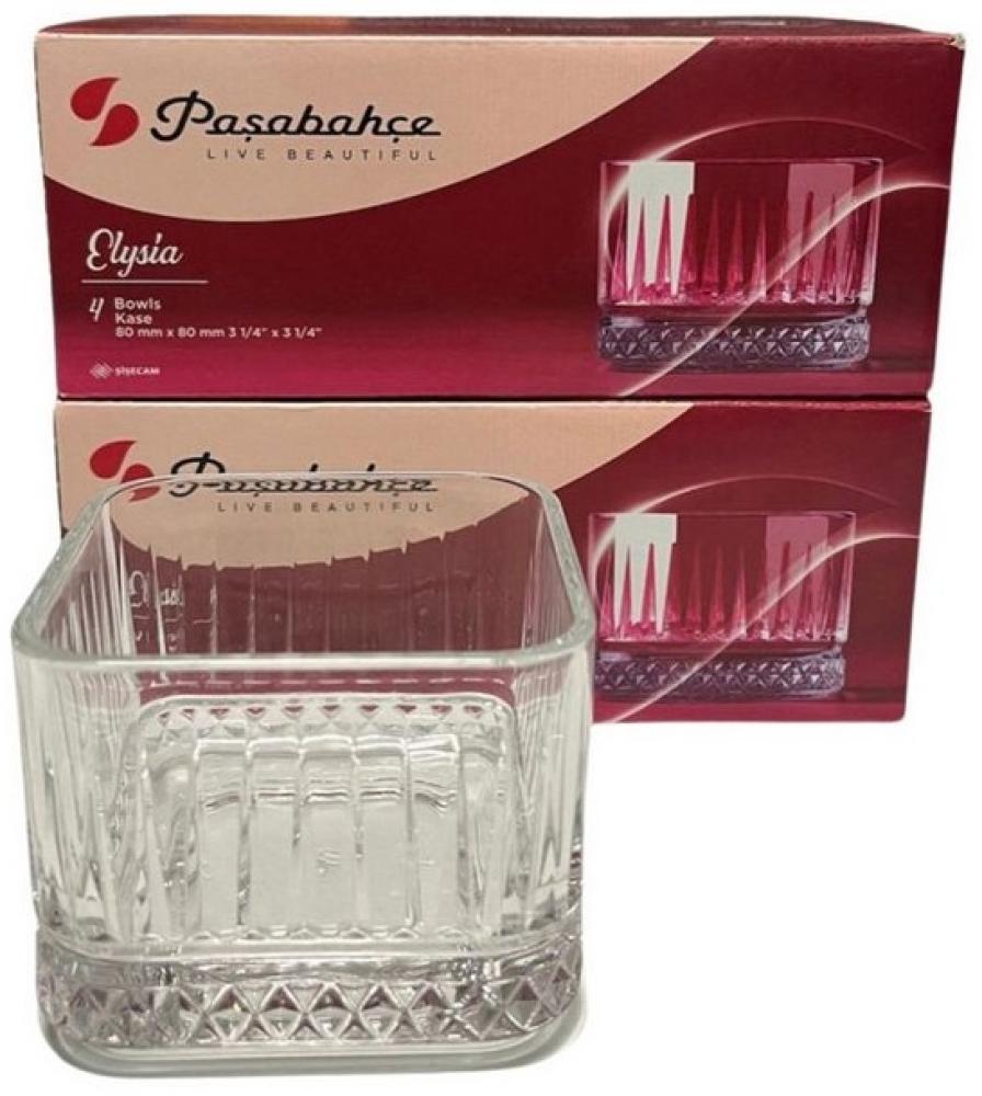 Pasabahce 4er Set Glasschale Knabberschale Snackschale Desserschal Nusschale Bild 1