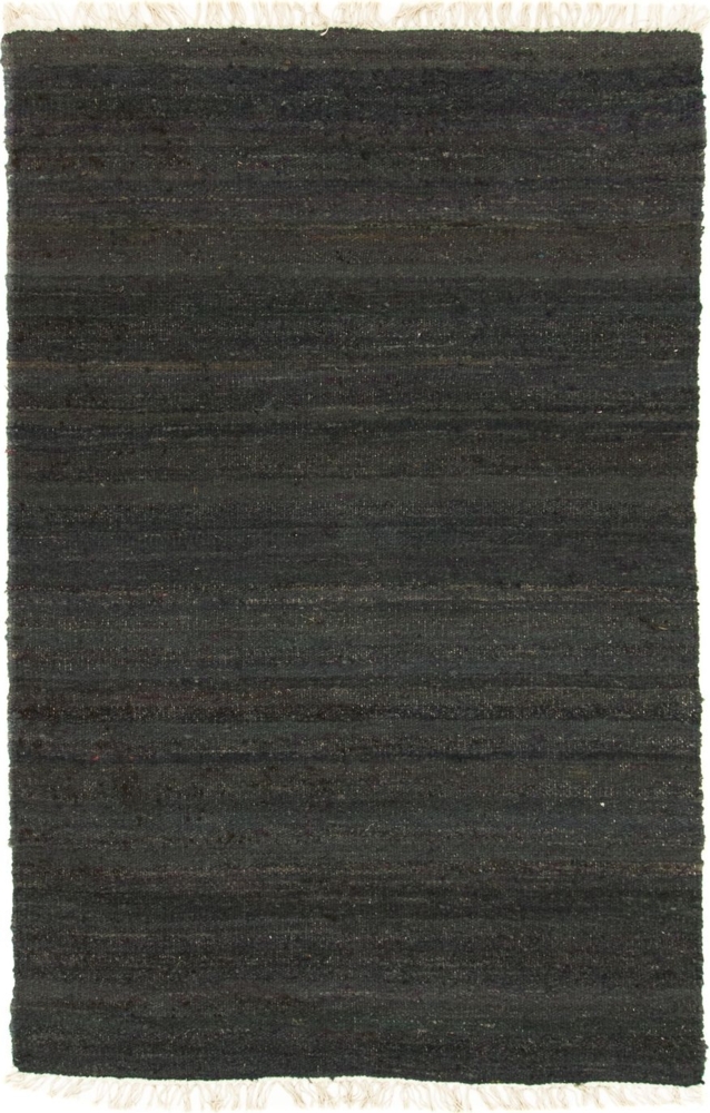 Morgenland Kelim Teppich - Trendy - 240 x 170 cm - schwarz Bild 1