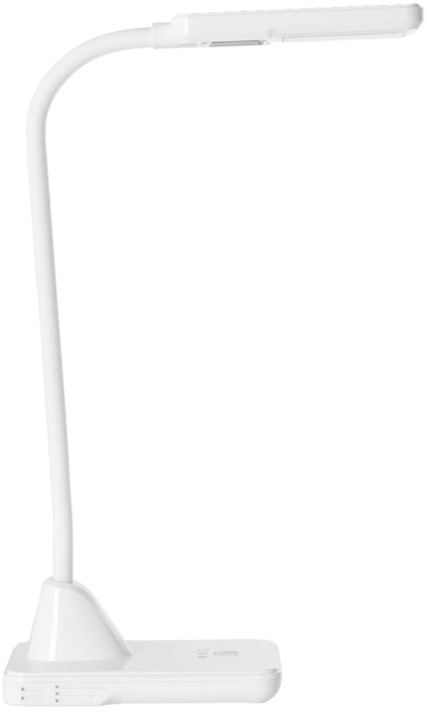 BRILLIANT Lampe Joscha LED Tischleuchte weiß | 1x 5W LED integriert, (418lm, 4600K) | Mit 3-Stufen-Touchdimmer Bild 1