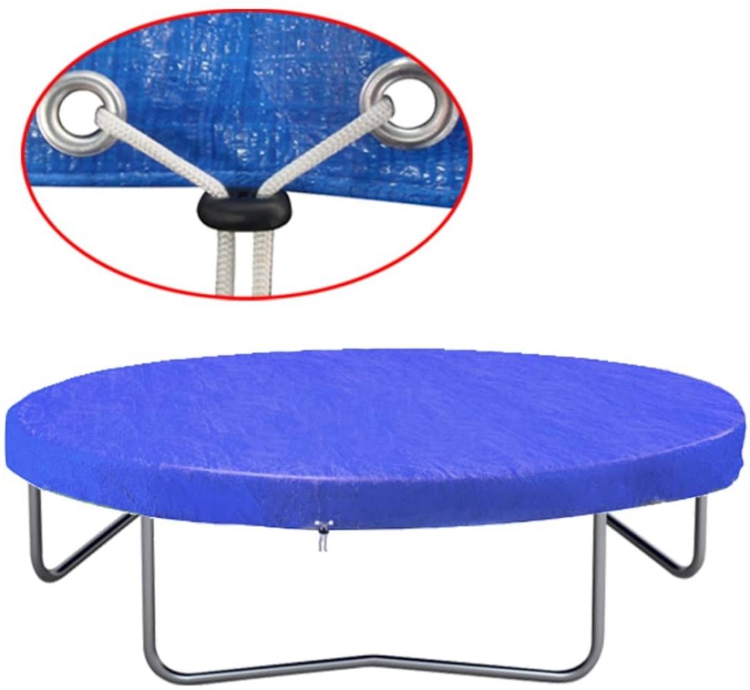 Trampolinabdeckung PE 360-367 cm 90 g/m² Bild 1