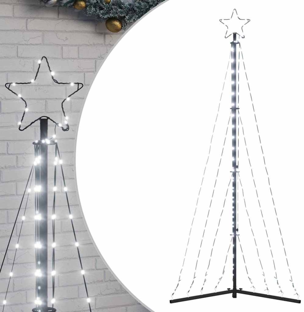 vidaXL LED Weihnachtsbaum 339 LEDs Kaltweiß 187 cm 4016429 Bild 1