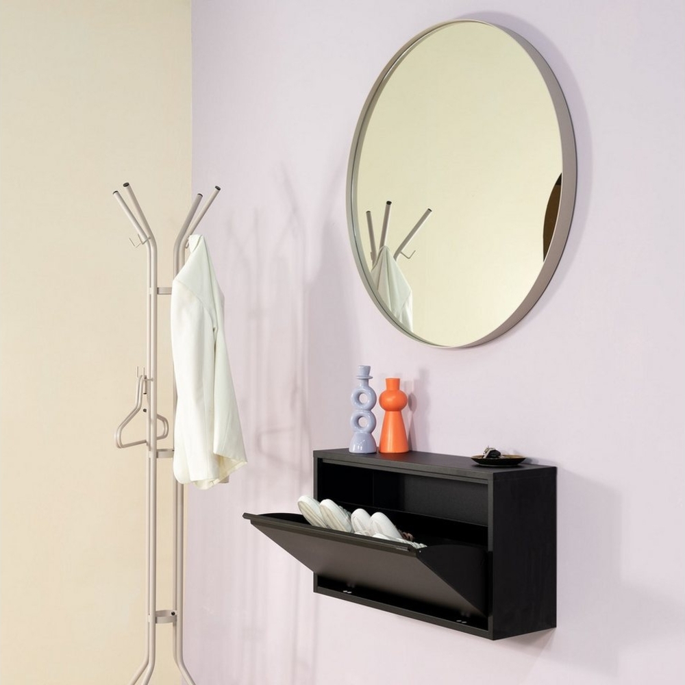 JESSY Freistehende Garderobe - Silky Taupe Bild 1