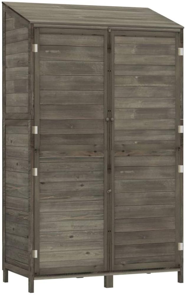 vidaXL Geräteschuppen Anthrazit 102x52x174,5 cm Massivholz Tanne 152192 Bild 1