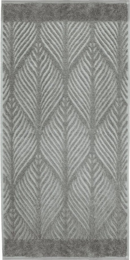 Kleine Wolke Handtuch Leaf, Größe 50/100 cm, Frottier (1-St), Blatt Motiv, Hoch-Tief Effekt Bild 1