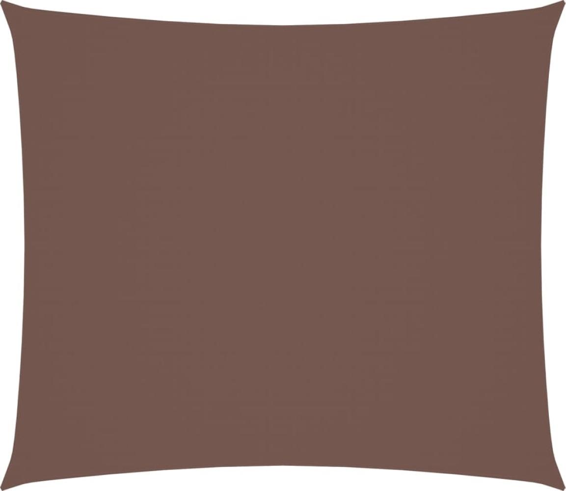 vidaXL Sonnensegel Oxford-Gewebe Rechteckig 2,5x3 m Braun 135810 Bild 1
