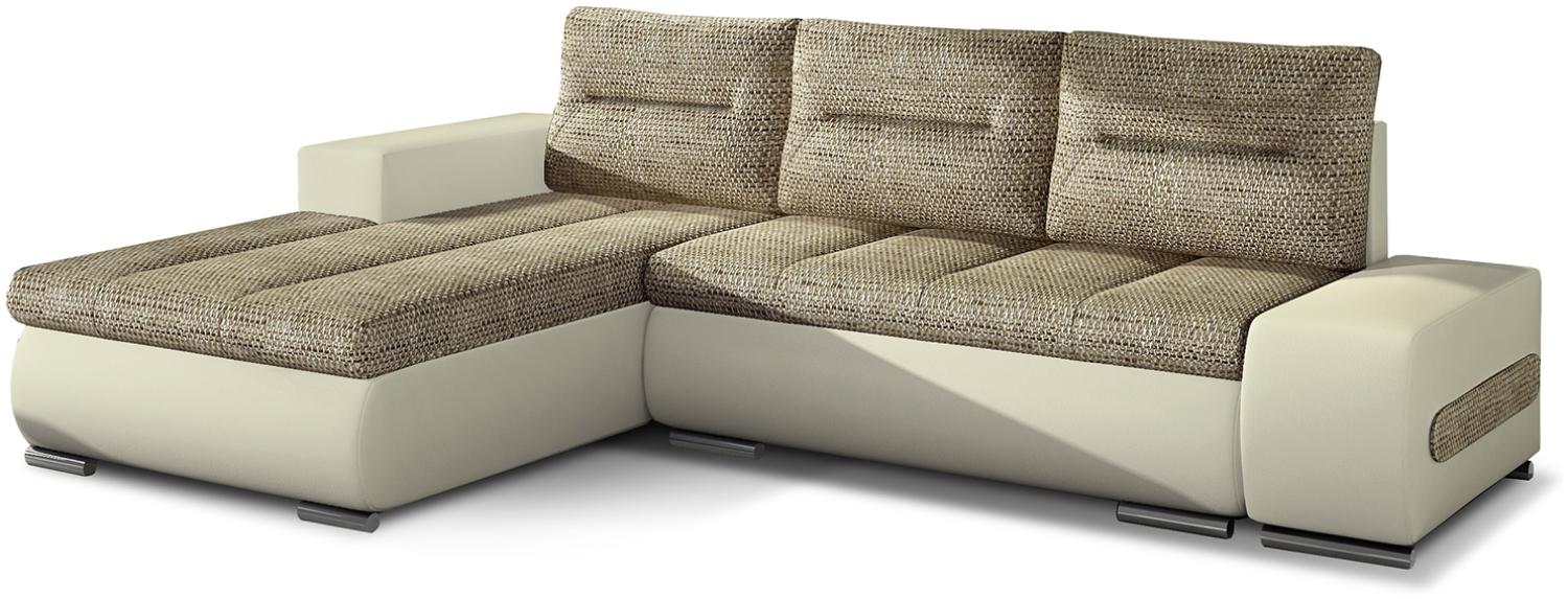 Ottavio, Ecksofa, Eckcouch, Beige Bild 1