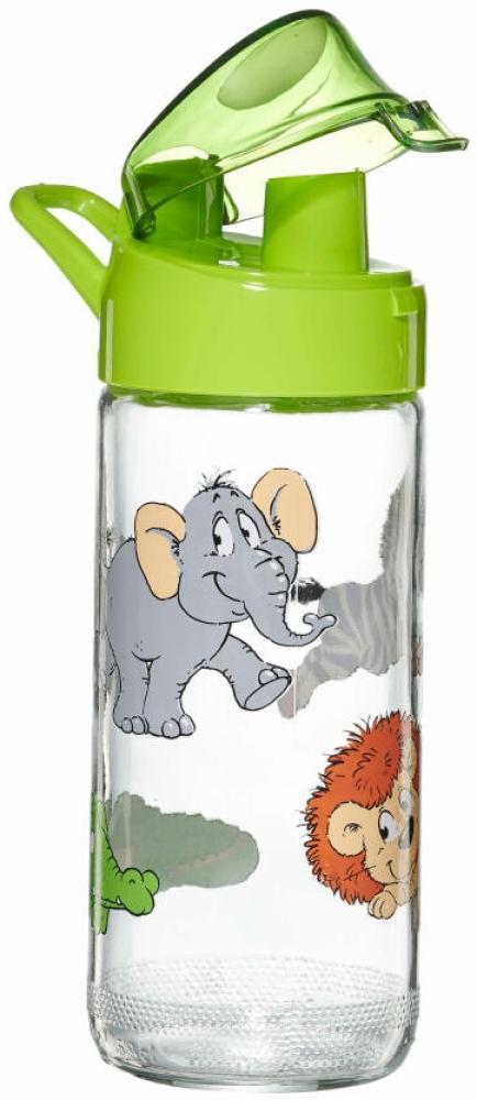 Ritzenhoff & Breker HAPPY ZOO Glas Trinkflasche 0,5l - A Bild 1