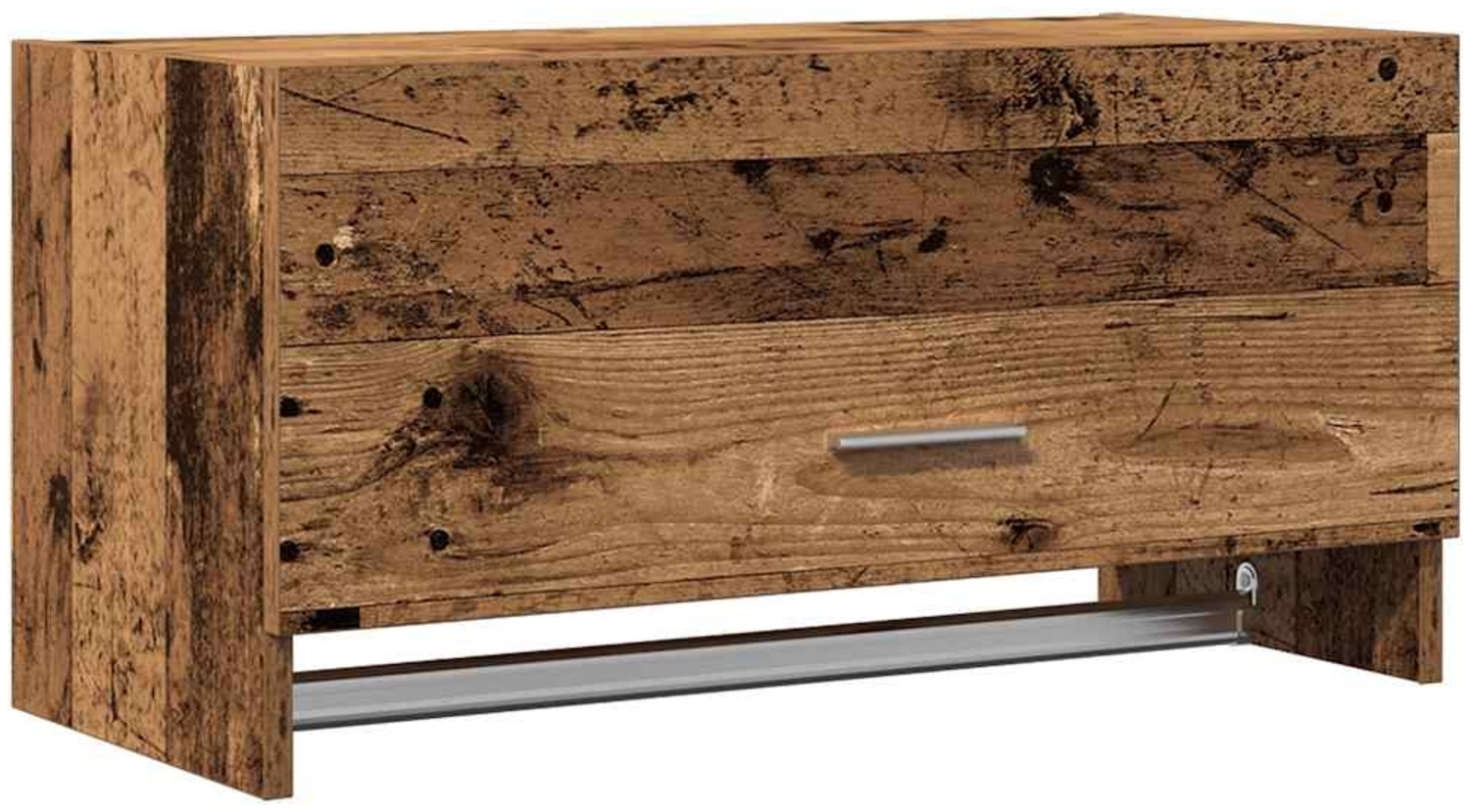 vidaXL Kleiderschrank Altholz-Optik 70x32,5x35 cm Holzwerkstoff 856618 Bild 1