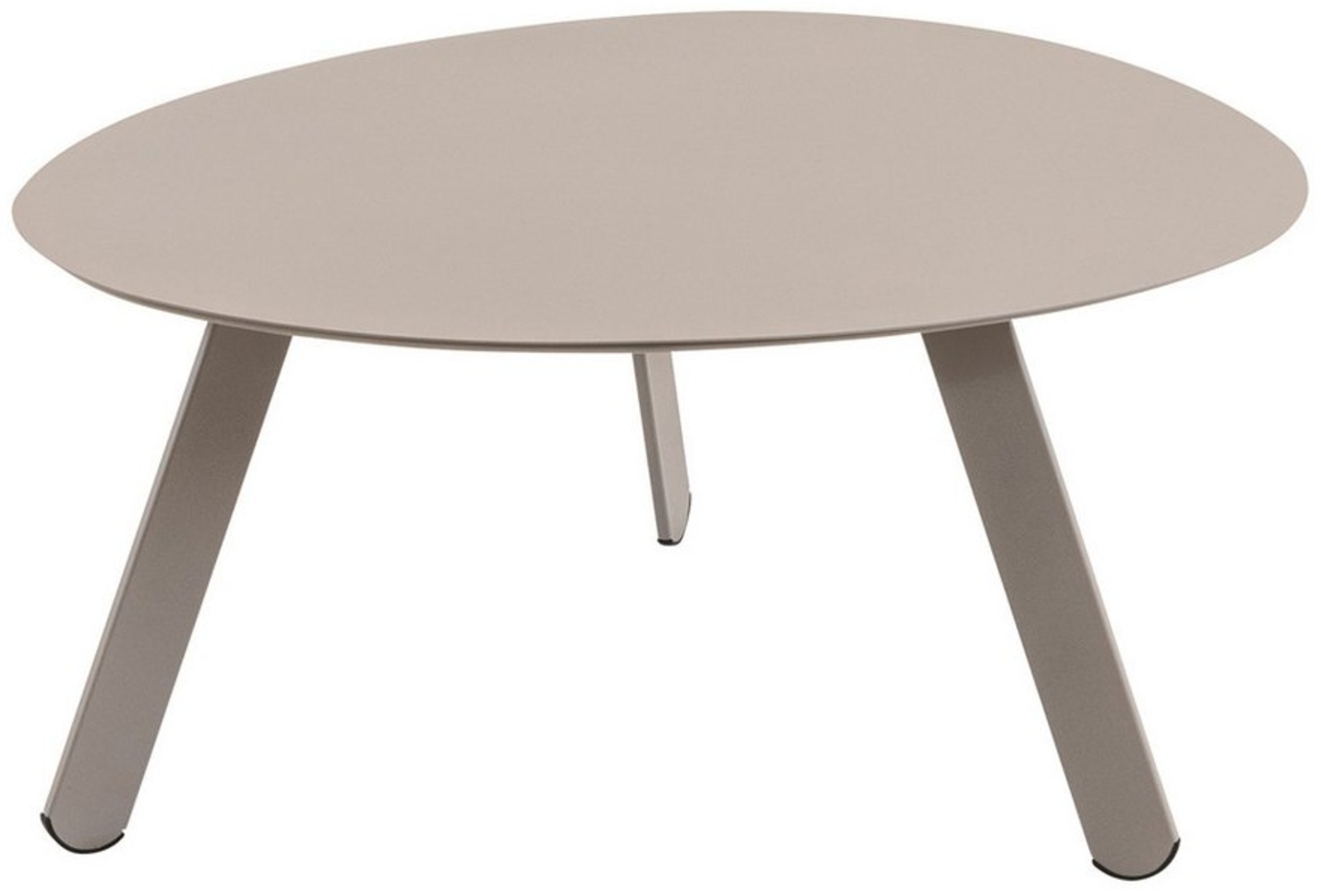 habeig Gartentisch Ovaler Beistelltisch aus Stahl, 74x60x36cm, Belastbar bis 25kg, aus Metall Bild 1