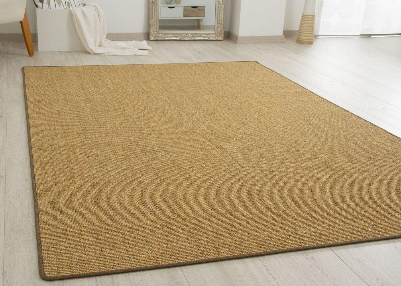 Sisal Teppich Acapulco - gekettelt, Farbe: kork, Größe: 80x160 cm Bild 1