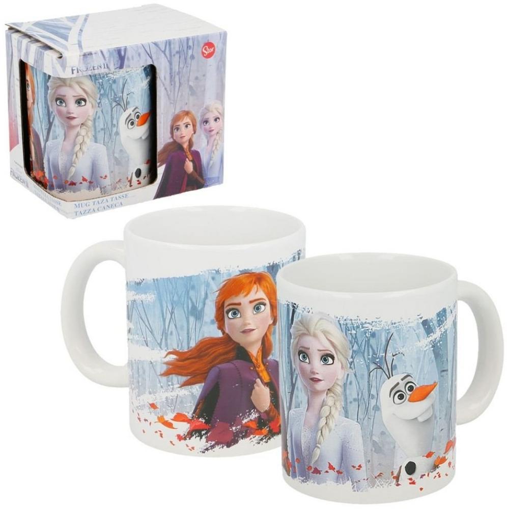 Disney Frozen Kindergeschirr-Set Keramik Tasse Disney Frozen II 325 ml Henkel-Becher Geschenkbox, Porzellan Bild 1