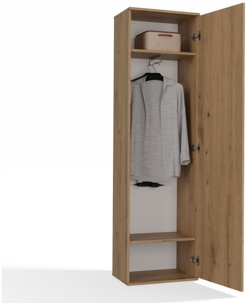 MAGOWA Garderobenschrank DUO Smart – Stilvolle Garderobe mit durchdachtem Stauraum MAßE: Höhe 180 cm - Breite 50 cm - Tiefe 35 cm Bild 1