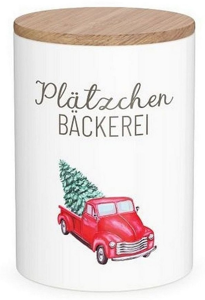 La Vida Vorratsdose Vorratsdose Plätzchendose Weihnachten Plätzchen Bäckerei Auto La Vida Bild 1