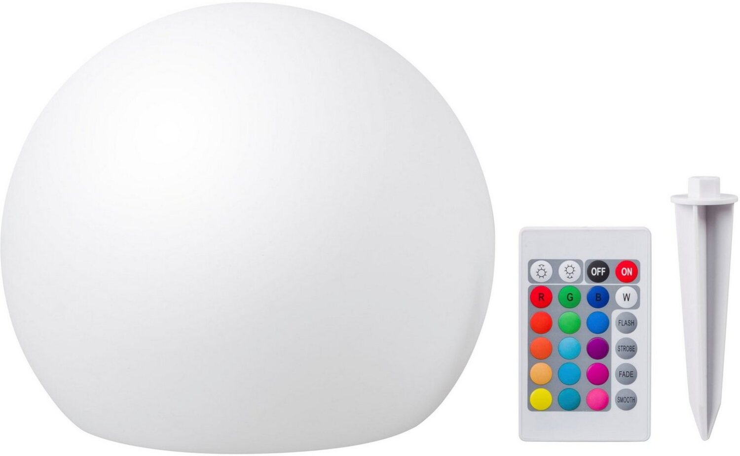 Ubbink LED Gartenleuchte MultiBright Solar Float 30, Ein-/Ausschalter, LED fest integriert, Farbwechsler, Kaltweiß, RGB, für Garten, Teich oder Pool Bild 1