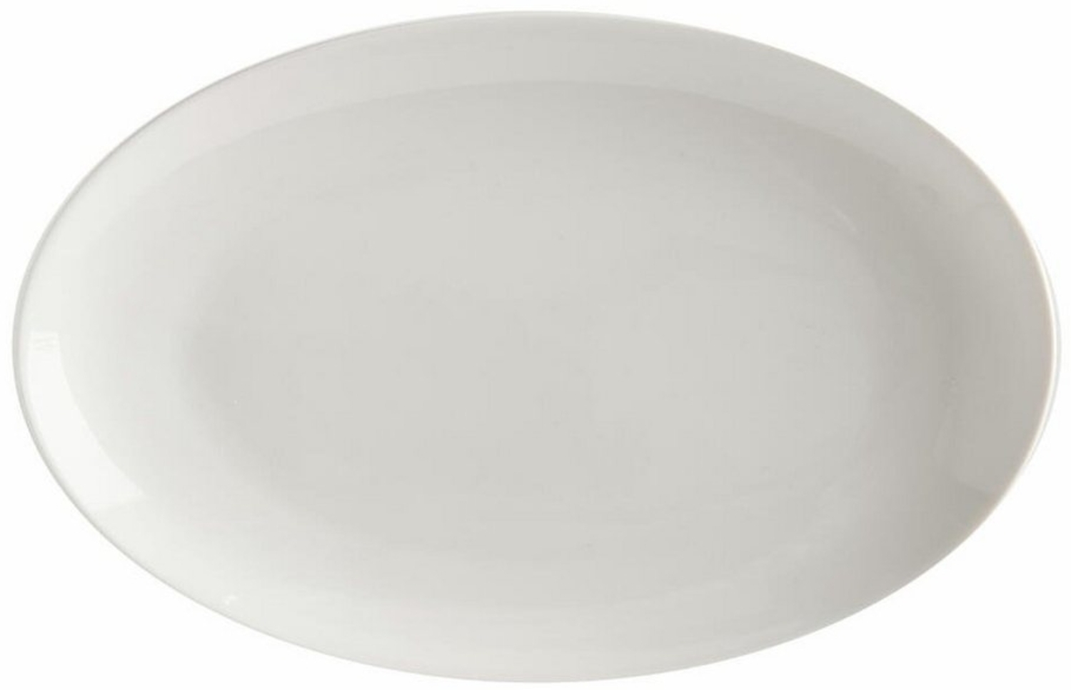 Maxwell & Williams ROUND Platte oval, 25 x 16 cm / White Basics / Servierplatte Bild 1
