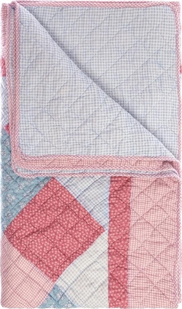 Patchwork Decke Elisa III Baumwolle Mehrfarbig Bild 1