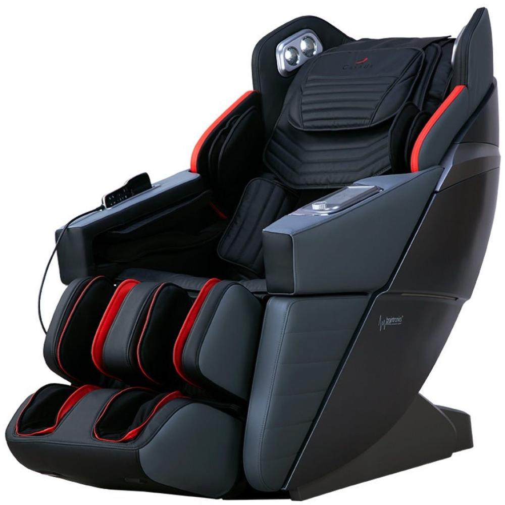 Casada AlphaSonic III Massagesessel - Kunstleder - Grau-Schwarz Bild 1