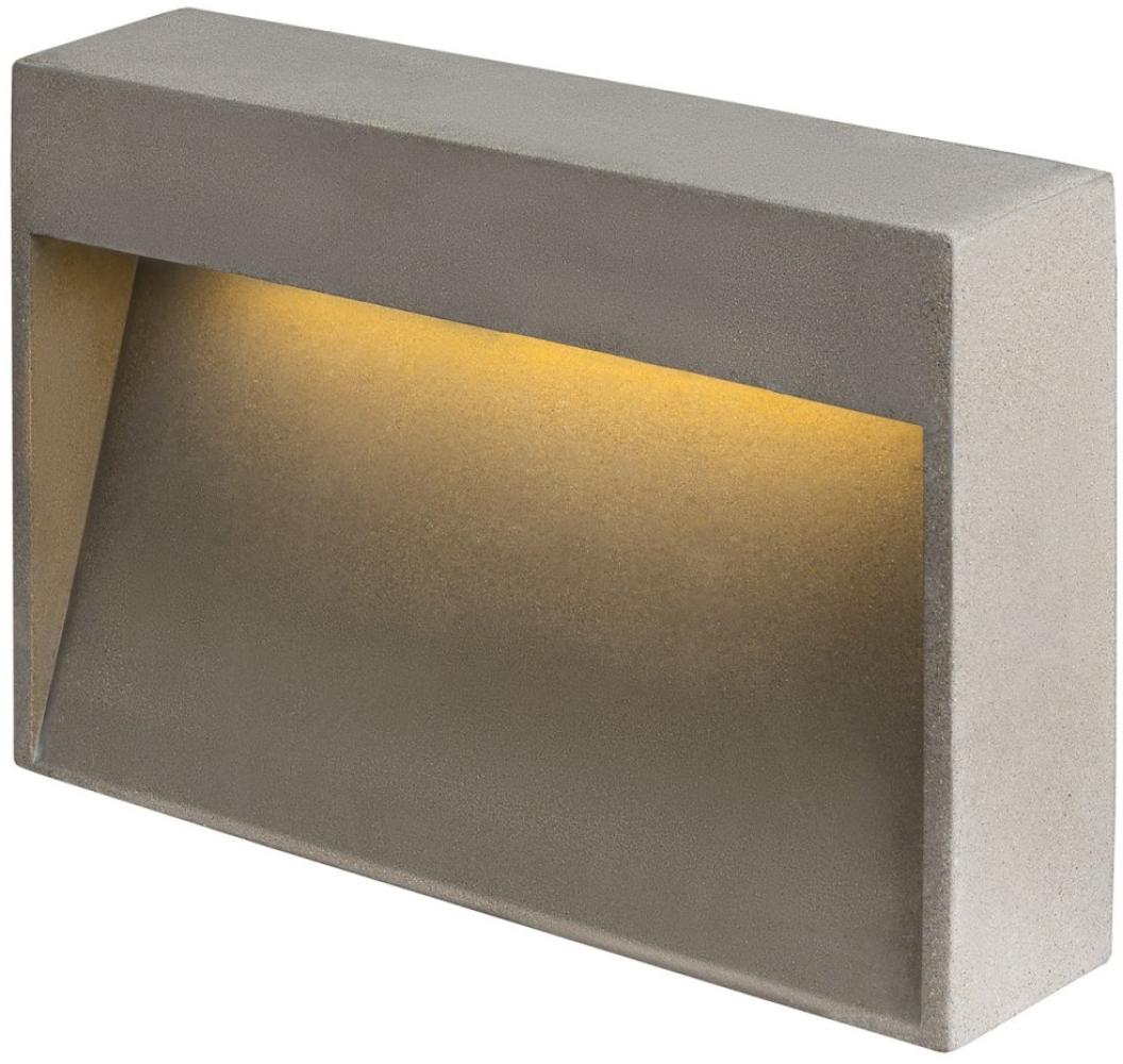 SLV 1006404 CONCRETO M Wandaufbauleuchte außen Beton grau IP65 Bild 1