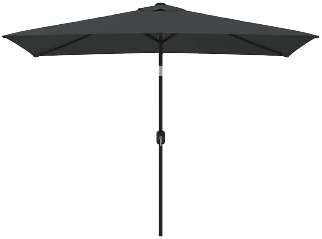vidaXL Sonnenschirm mit Metall-Mast 300x200 cm Anthrazit 44501 Bild 1