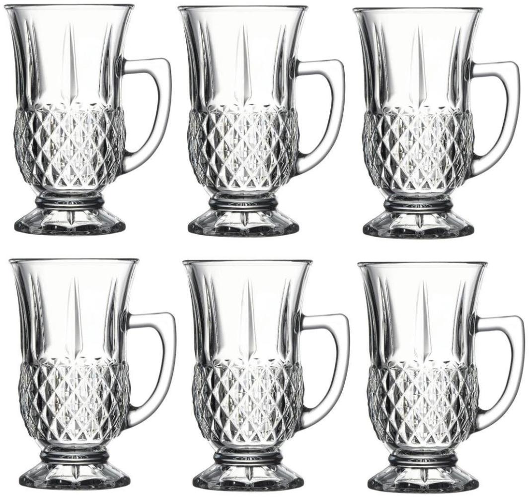 Pasabahce Gläser-Set Istanbul, Glas, 6-teiliges Teeglas Set, spülmaschinengeeignet für praktische Nutzung Bild 1