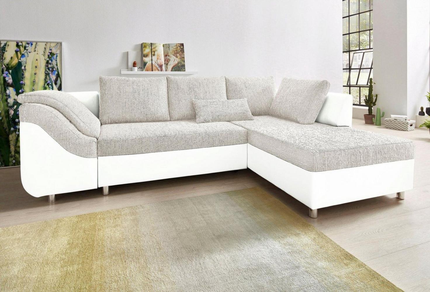 COLLECTION AB Ecksofa Sally L-Form, mit und ohne Bettfunktion, inklusive loser Rücken- und Zierkissen Bild 1