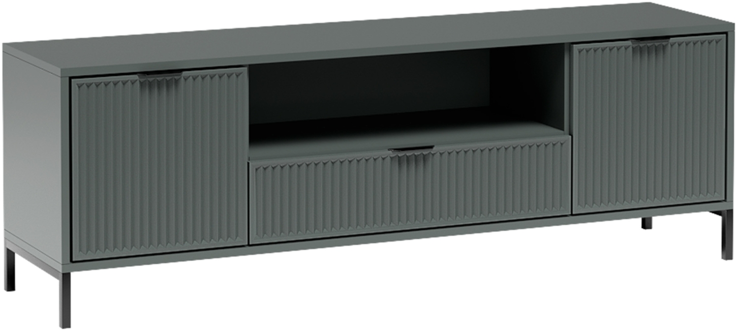 AX LIVING Moderne Schminktische Lortie 100 cm Kaschmir Chrom-Gestell Bild 1