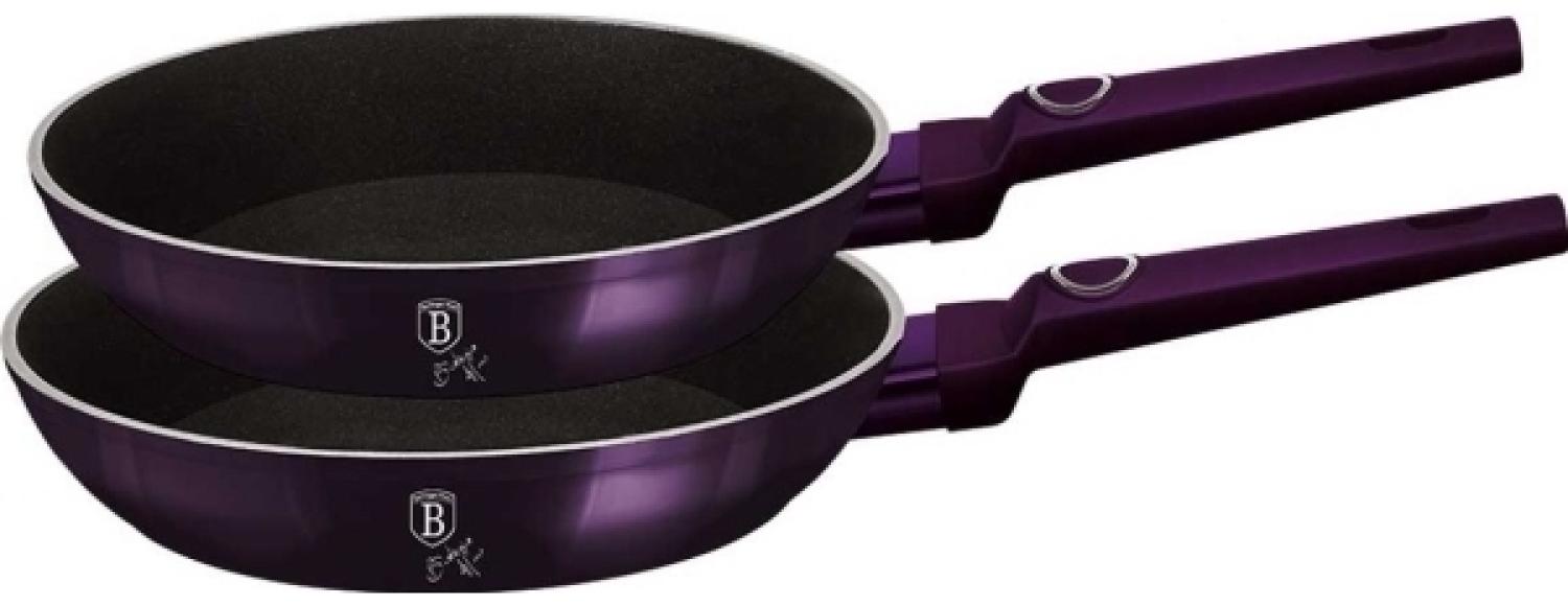 Berlinger Haus frying pan Purple eclipse collection Titanium 26 22cm 2pcs. Bild 1