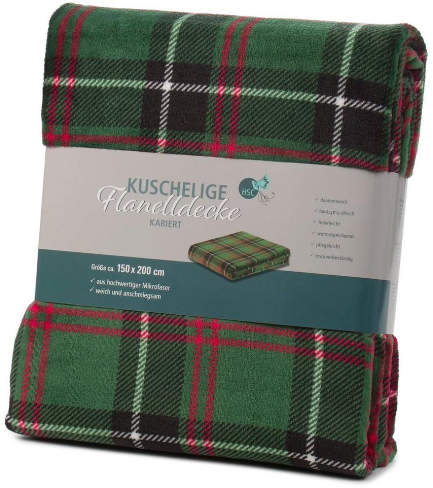 Wohndecke Mikrofaser Flanell Kuscheldecke, HSC Home-Style-Creation GmbH, weich und anschmiegsam Bild 1