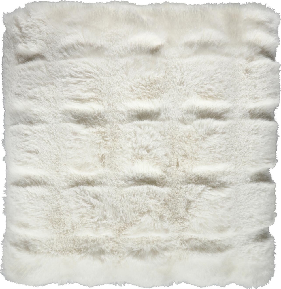 eskimo Webpelz Kissen Cloud gefüllt|45x45 cm| creme Bild 1