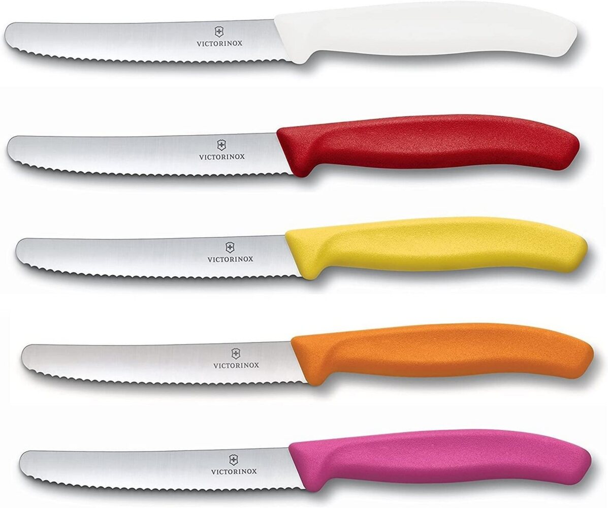 Victorinox Tafelmesser Tomatenmesser Set 5-teilig Swiss Classic (Bunter Mix) Bild 1