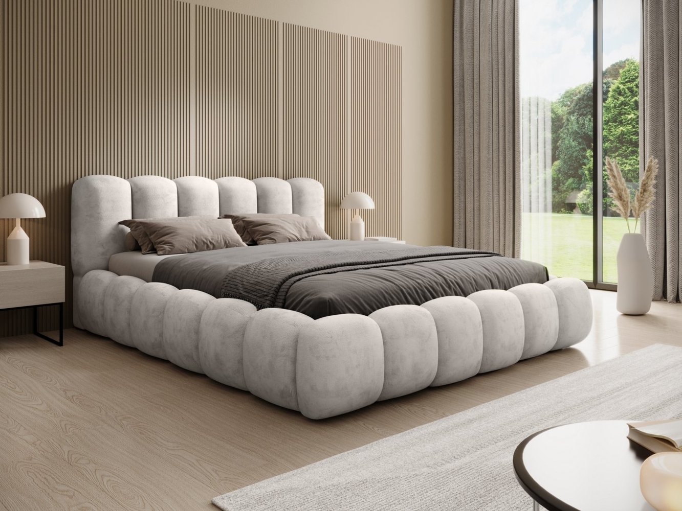 yourhouse24 Polsterbett Dallas mit Bettkasten und Lattenrost Bild 1