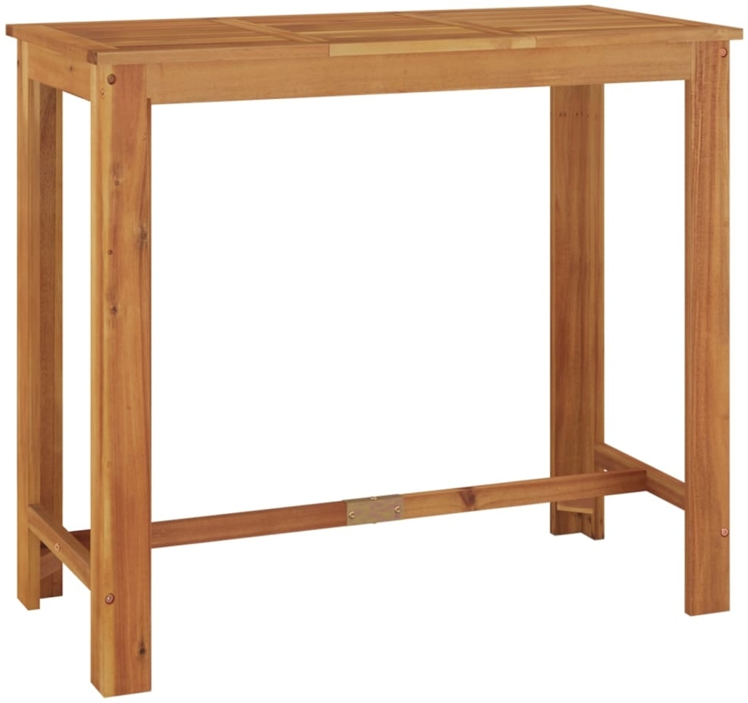 vidaXL Garten-Bartisch 120x60x105 cm Massivholz Akazie 319701 Bild 1