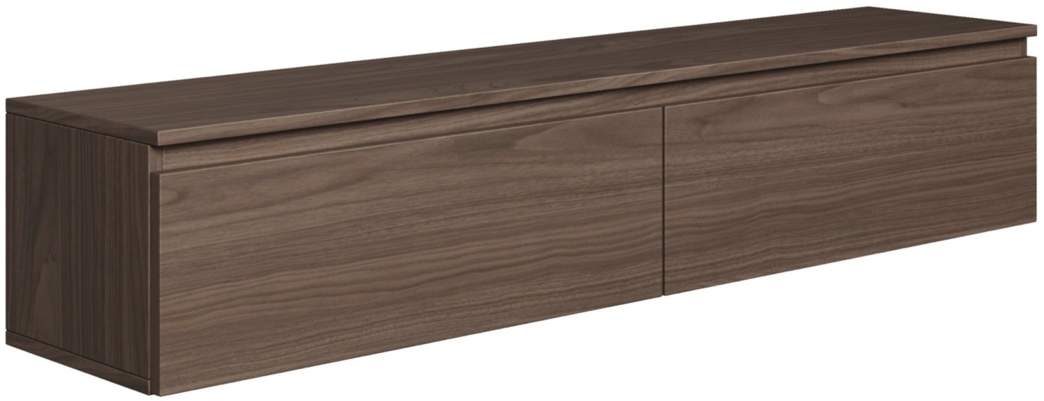 Selsey 'Bemmi' TV-Hängeboard, Walnuss Wisconsin, ca. 30 x 150 x 32 cm Bild 1