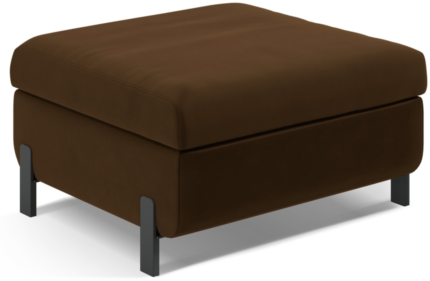 Micadoni Hocker Gloria 1-Sitzer Samt Schokolade Bild 1