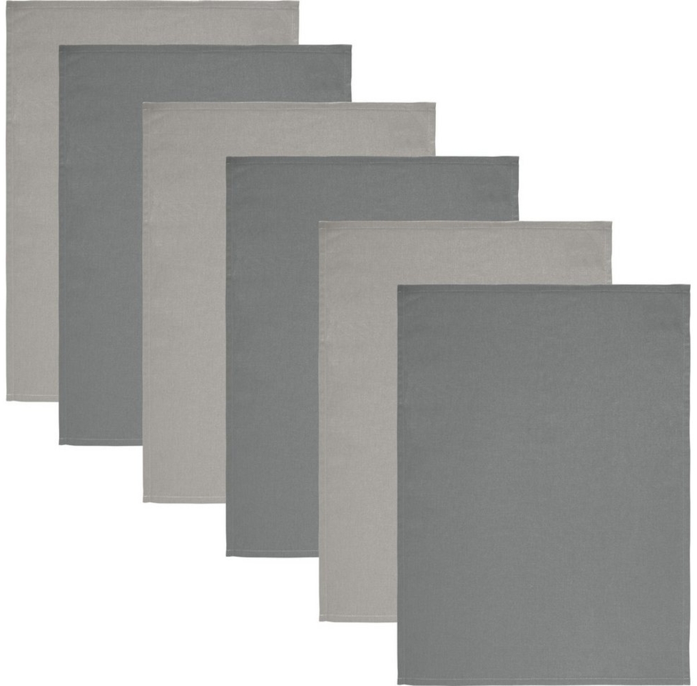 REDBEST Geschirrtuch Geschirrtuch "Tulsa" 6er-Pack, Baumwolle Uni Bild 1