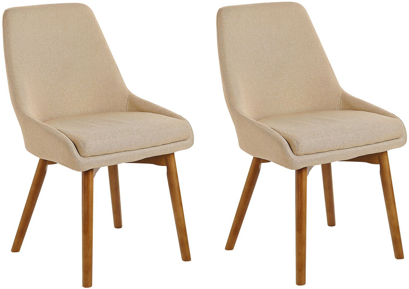 Esszimmerstuhl beige 2er Set MELFORT Bild 1