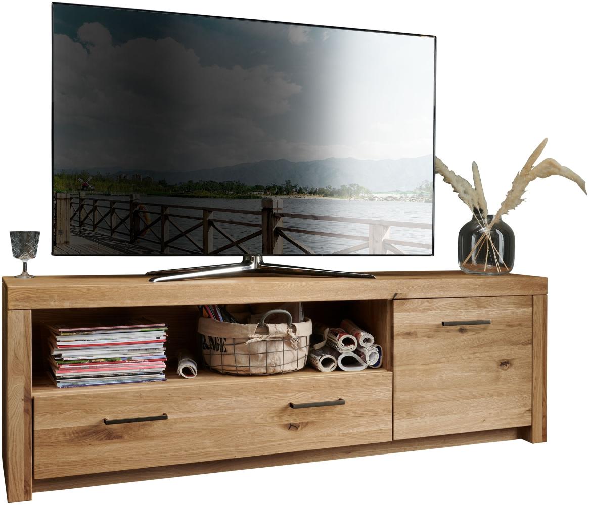 TV-Board >WZ-0169< (BxHxT: 170,4x56x40 cm) in natur geölt - 170,4x56x40 (BxHxT) Bild 1