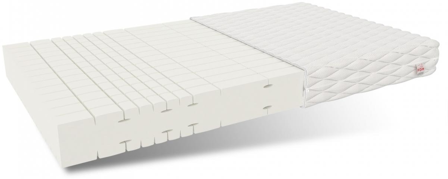 Matratze SANO 7 Zonen 80x200 H3 19 cm HR Schaum JERSEY Bild 1