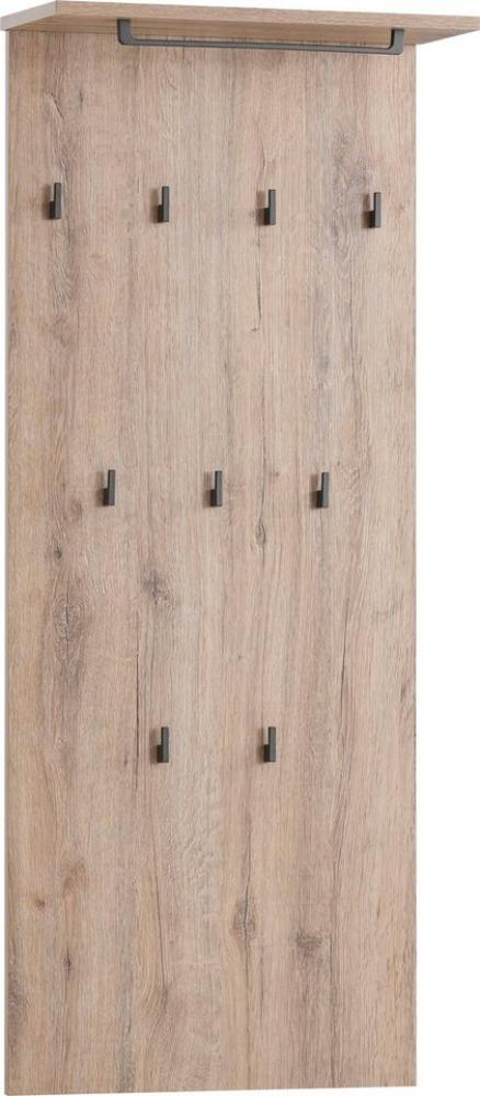 Schildmeyer Cosmo Hakenpaneel, Holzwerkstoff, wildeiche Dekor, 50 x 20,9 x 120,6 cm Bild 1