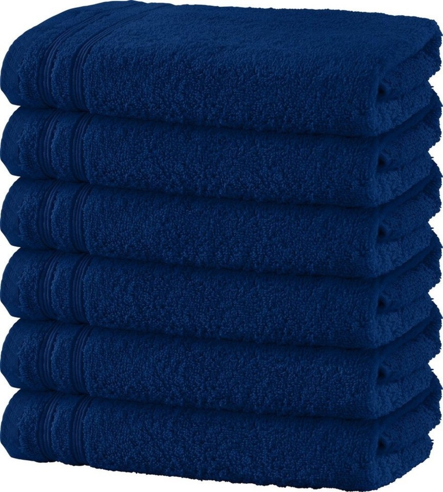 Erwin Müller Duschtuch Duschtuch "Heidelberg" 6er-Pack, Walk-Frottier Uni Bild 1