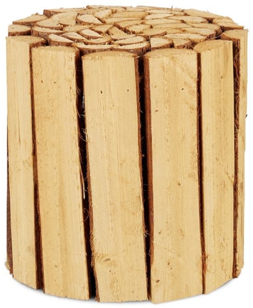 Blumenhocker aus Tannenholz Bild 1