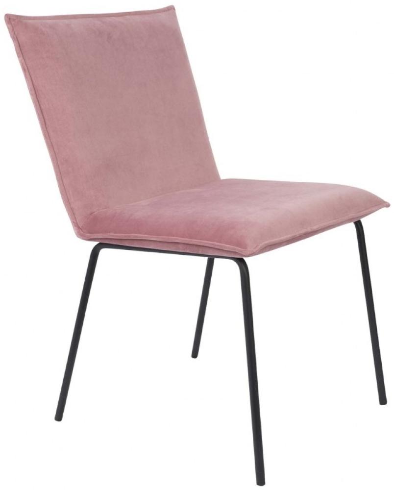 Esszimmerstuhl Floke56 x 83 cm Polyester rosa Bild 1