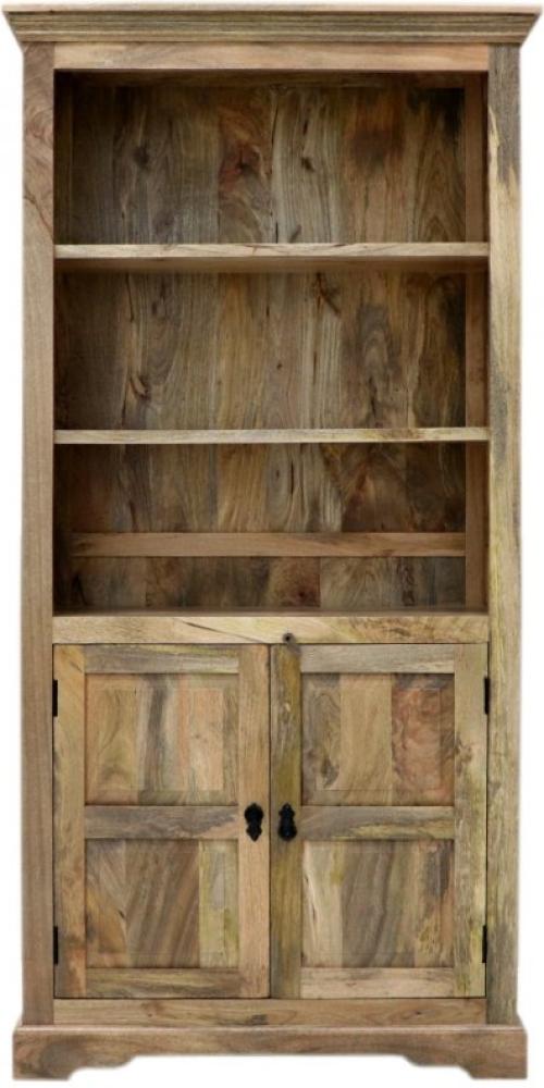 Bücherregal Guru 100x200x45 aus Mangoholz Bild 1