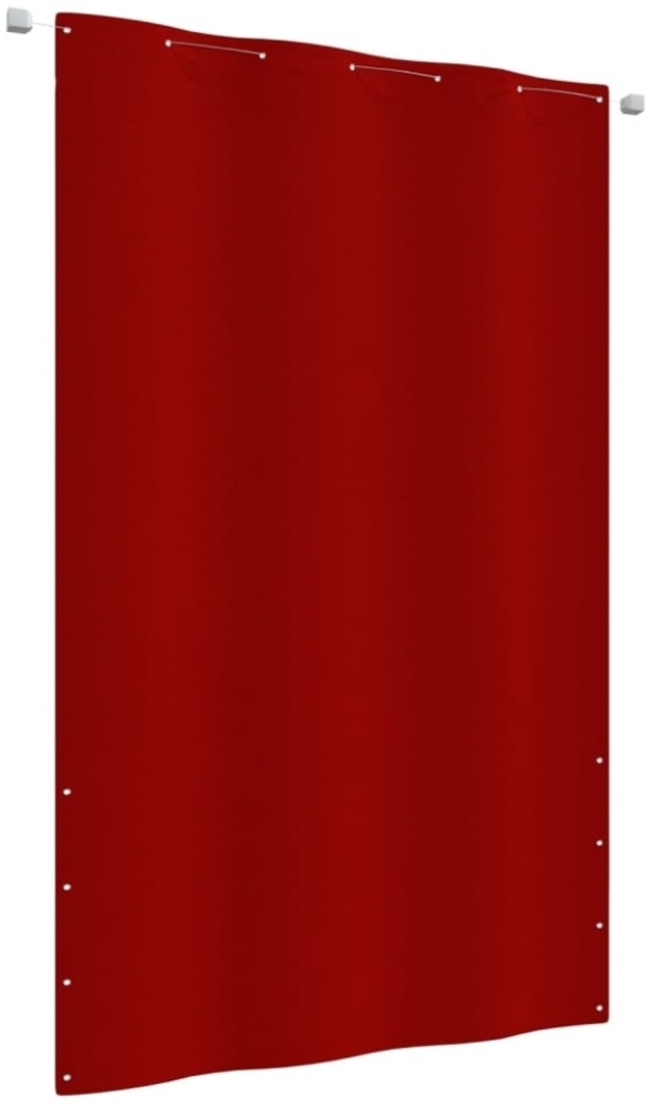 vidaXL Balkon-Sichtschutz Rot 140x240 cm Oxford-Gewebe 148546 Bild 1